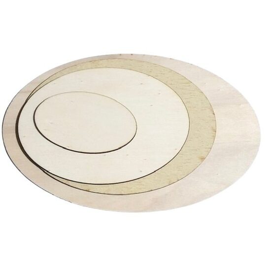 Placaj oval - diferite dimensiuni - C-ART