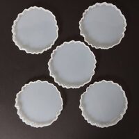 41089 Professional silicone mold, transparent geode  x  x 1 cm, 5 pcs/pack