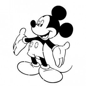 T144 Sablon A4 - Micky