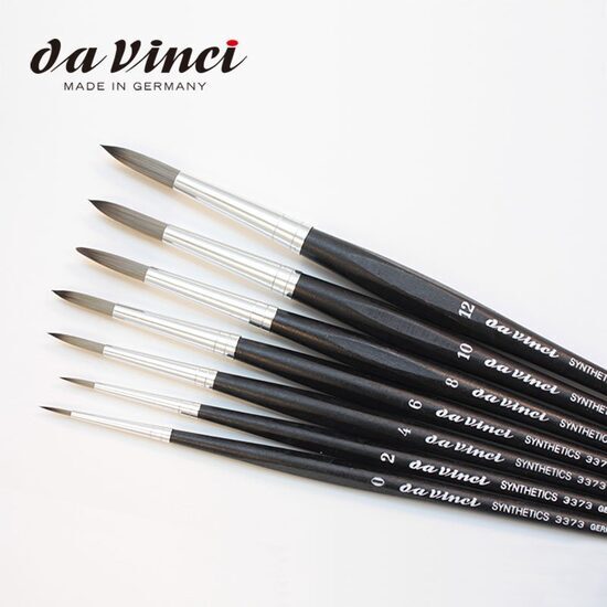 Pensule sintetice pentru acuarela seria 3373 - Da Vinci