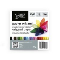 Set 100 hartii origami , 80 gr - Galeria Papieru