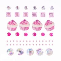 GRKR-108 - Set 57 strasuri adezive - briose - Dp craft