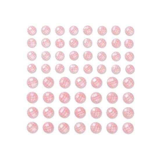 GRKR-118 - Set 60 strasuri adezive , 8 si 10 mm - crem - Dp craft