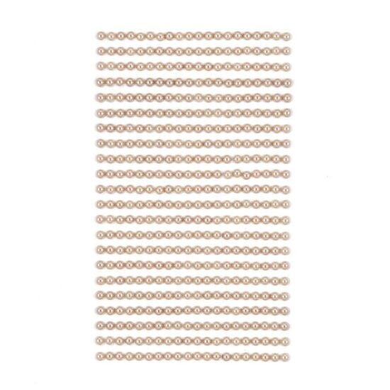 GRPE-023 - Set 440 perle adezive , 4 mm - bej - Dp craft