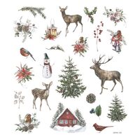 DPNK-155 - Set 19 stickere decorative - Craciun - DP CRAFT