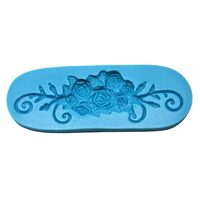M91407 - Matrita, mulaj silicon, ornament cu trandafiri - ANT-CH