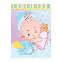N0010 - Felicitare bebe - baietel - LIBR