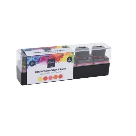 991179 Set 5 acuarele lichide 30ml, nuante calde - ANT-CH