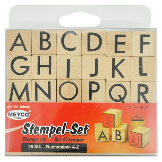 65102 - Set 26 stampile - alfabet - Meyco
