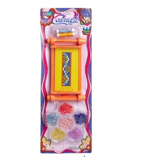 PLA-0121 Set margele cu gherghef DIY – Flower loom