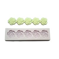 M90377 Matrita silicon - friza trandafiri (4X14 CM)