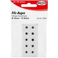 23348 - Set 10 ochisori din fetru - 10 mm - Meyco