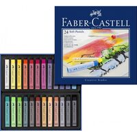FC128324 Creioane pastel soft 24 culori Faber-Castell