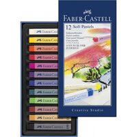 FC128312 Creioane pastel soft 12 culori Faber-Castell