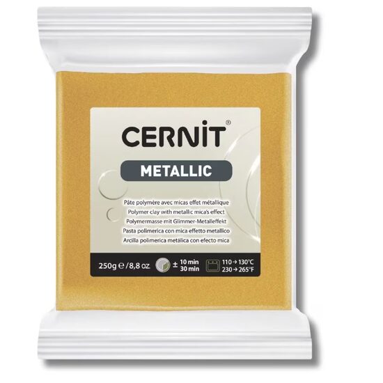 Pasta polimerica de modelat Cernit metalic - 250gr