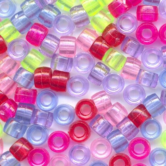 132-02- Set 500 margele plastic - colorate - Meyco
