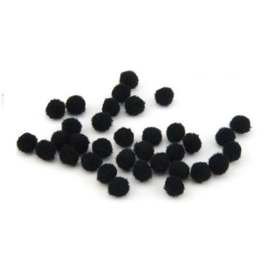 Set pomponi negri - ANT-CH