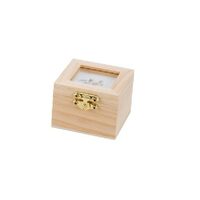 520396 Cutiuta din lemn cu capac de sticla - ANT-CH