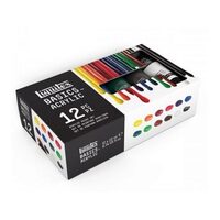 Set culori acrilice Basics - Liquitex - 12 x 22 ml