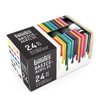 Set culori acrilice - Liquitex Basics - 24 x 22 ml