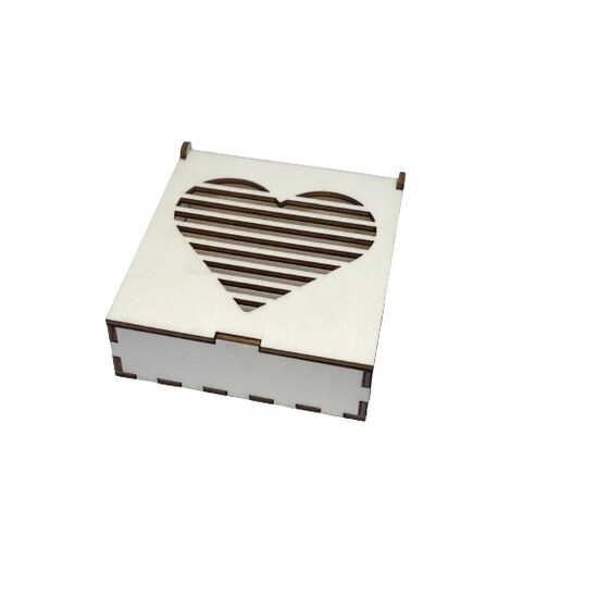 Cutie - inima model 3 - 12,5 x 12 x 4 cm - Plop - C-ART