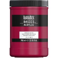 Culoare acrilica Liquitex Basics – 946 ml – Cadmium Red Deep Hue…