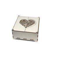 Cutie cu deschidere dubla - inima - C-ARTp