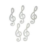 Set 5 figurine lemn - cheia sol - C-ART