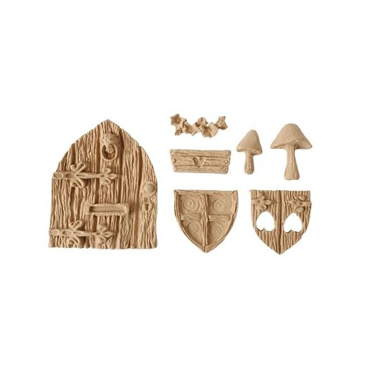 43363 Lemn elastic - set 7 accesorii casuta - Pentart
