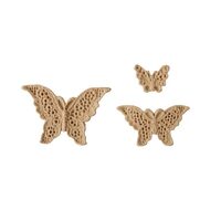 43365 Lemn elastic - set 3 fluturi - Pentart