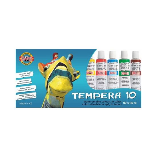 K162548G SET TEMPERA 10 CULORI GIRAFA