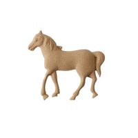 43391 Elastic wood Horse 6 x 5 cm 101