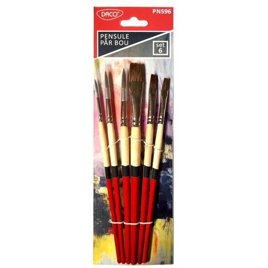 N596 - Set 6 pensule , par natural - Daco