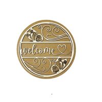 Figurina lemn decorativa - Welcome - C-ARTp