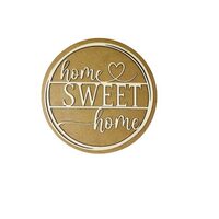 Figurina lemn decorativa - Home sweet home - C-ARTp