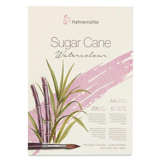 Bloc pentru acuarela Sugar Cane 290gr - 12 coli - Hahnemuhle