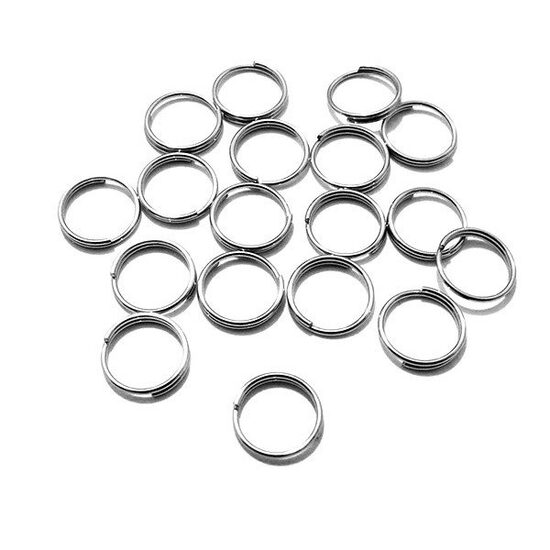 Set 10 gr zale duble argintii - GLD-A