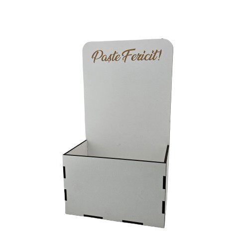 Cos pt flori cu mesaj - Paste Fericit - C-ART