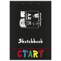 Bloc schite A2 , black/white - portrait - LIBR.