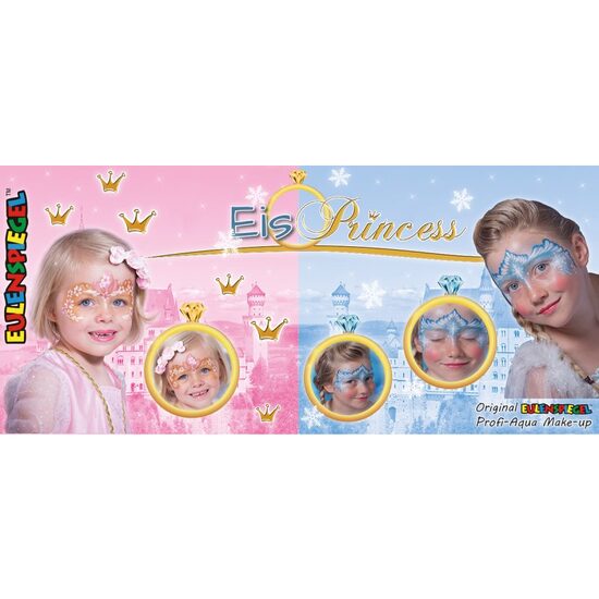 212219 - Set 10 culori pt fata si corp + glitter - Ice princess - Eulenspiegel
