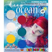 207017 - Set 5 culori pt fata si corp + glitter - Deep Ocean - Eulenspiegel