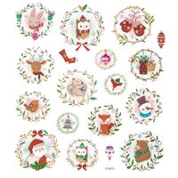 DPNK-131 - Set 18 stickere Craciun - bufnite , ren, mos - DP CRAFT
