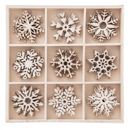 DPDN-061 - Set 45 figurine lemn - fulgi - DP CRAFT