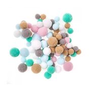 CEOZ-167 - Set 90 pom-pom pastel - DP CRAFT