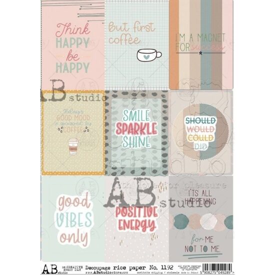 ID-1192 - Hartie de orez A4 - ABS