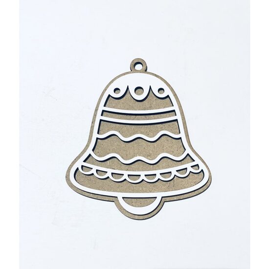Figurina lemn de agatat - clopot - C-ART