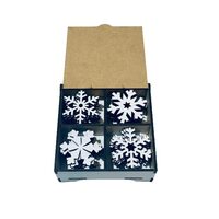 Cutie cu ornamente - fulgi - C-ART