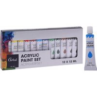 371512 Set 12 culori acrilice, tub 12ml - ANT-CH