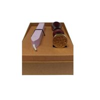370914 Set sigiliu cu maner, Love + 1 baton ceara lila - ANT-CH