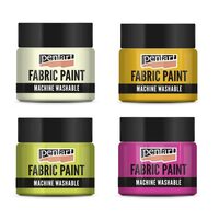 Fabric paint glow in the dark 30ml - Vopsea textila fluorescenta - Pentart